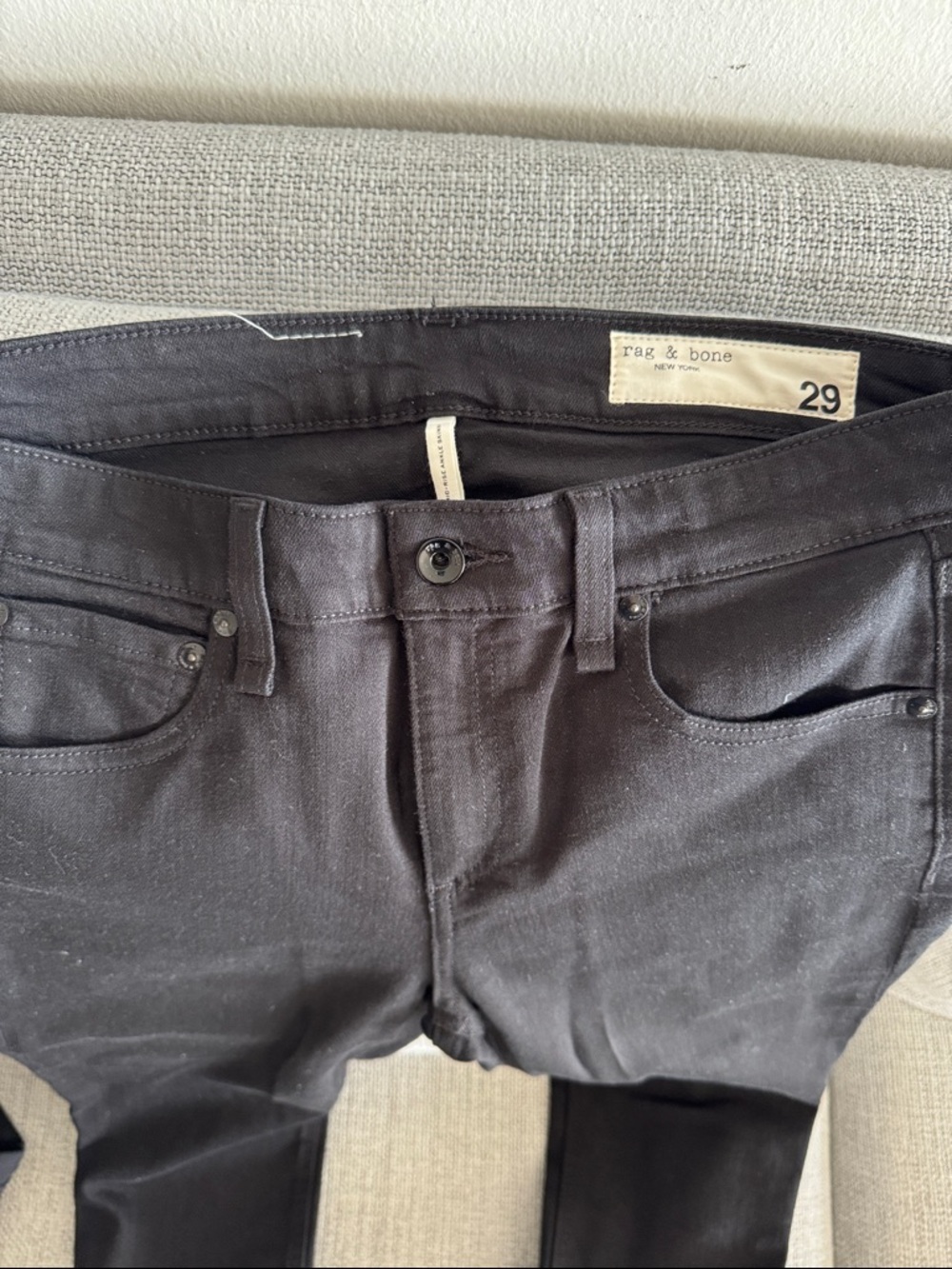 rag & bone Women's Black Skinny Jeans